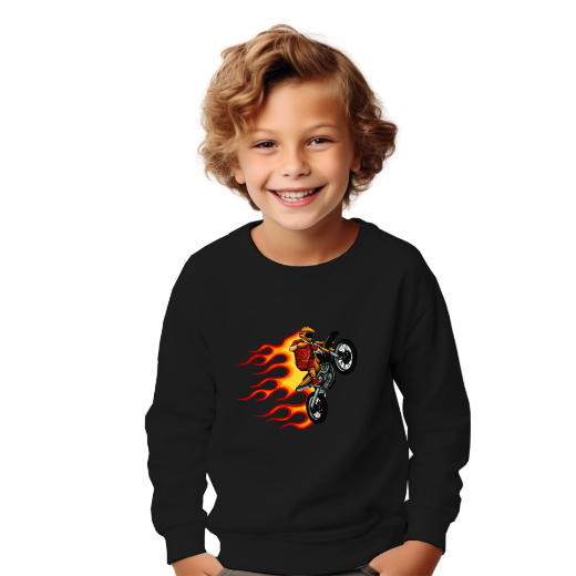 Εικόνα της Φούτερ με τύπωμα  "Motorbike"