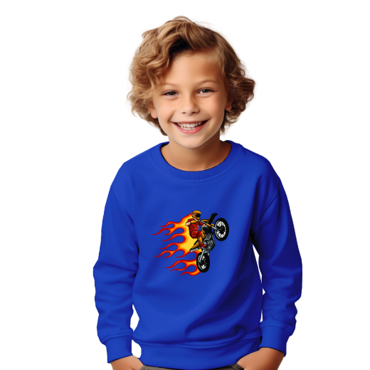 Εικόνα της Φούτερ με τύπωμα  "Motorbike"