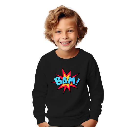 Εικόνα της Φούτερ με τύπωμα  "Bam"  