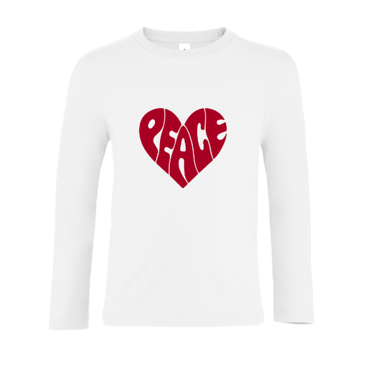 Εικόνα της Παιδικό t-shirt με τύπωμα  "Peace" 