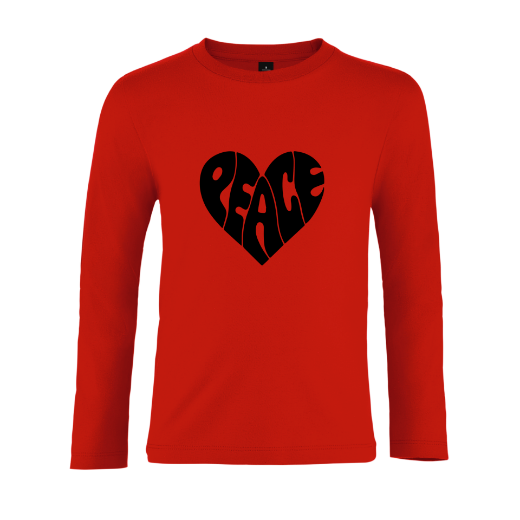 Εικόνα της Παιδικό t-shirt με τύπωμα  "Peace" 