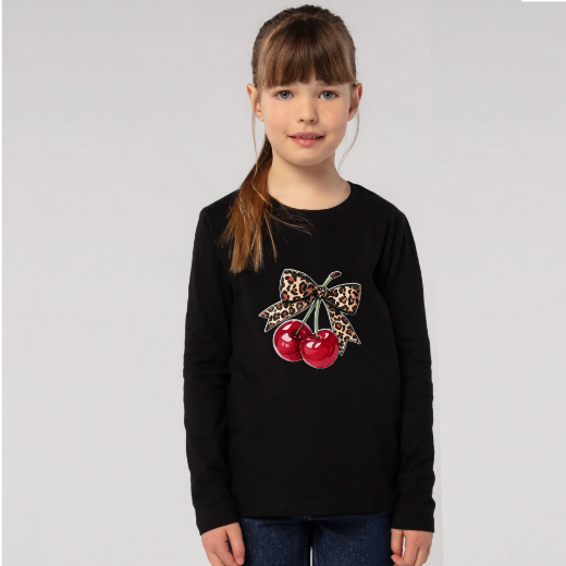 Εικόνα της Παιδικό t-shirt με τύπωμα  "Cherry" 