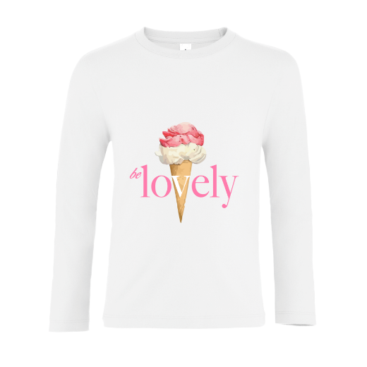 Εικόνα της Παιδικό t-shirt με τύπωμα  "Be Lovely" 