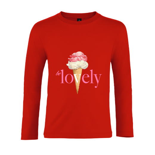 Εικόνα της Παιδικό t-shirt με τύπωμα  "Be Lovely" 