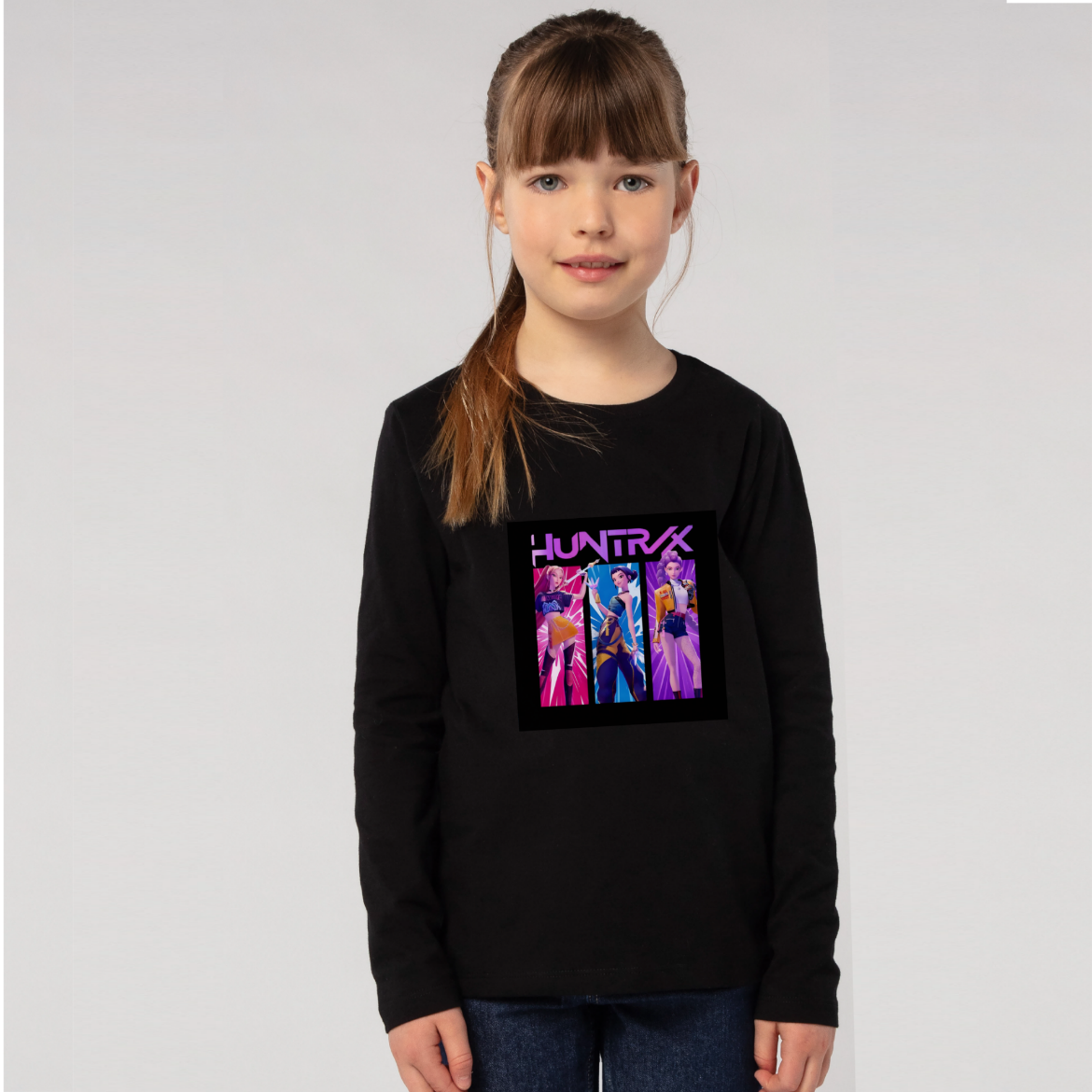 Εικόνα της Παιδικό t-shirt με τύπωμα  "Huntrix"  