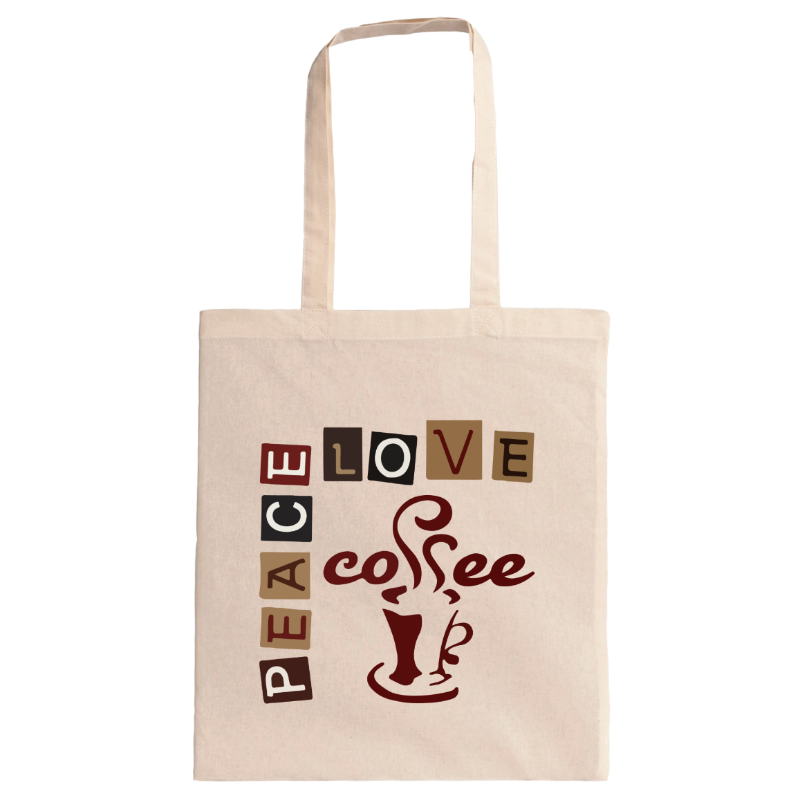 Εικόνα της Τσάντα πολλαπλών χρήσεων με τύπωμα   "Coffee"   