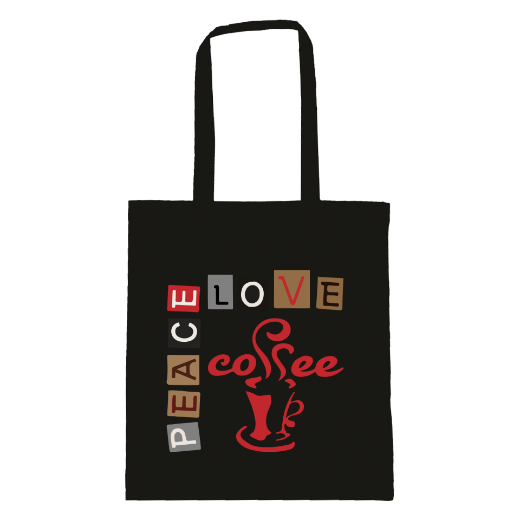 Εικόνα της Τσάντα πολλαπλών χρήσεων με τύπωμα   "Coffee"   