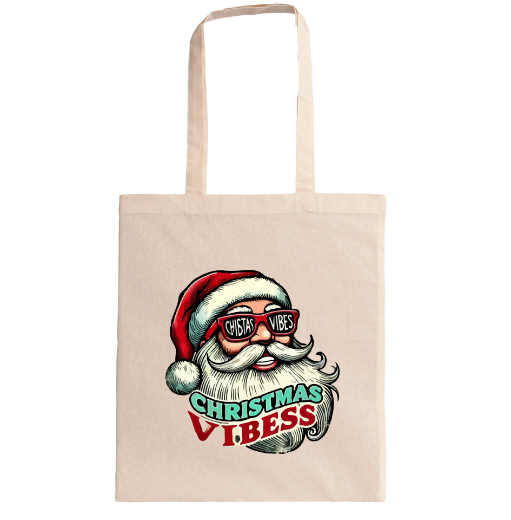 Εικόνα της Τσάντα πολλαπλών χρήσεων με τύπωμα  "Christmas Vibes"   