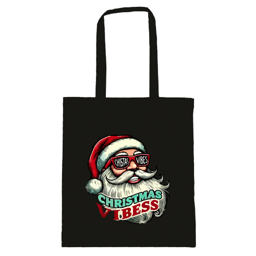 Εικόνα της Τσάντα πολλαπλών χρήσεων με τύπωμα  "Christmas Vibes"   