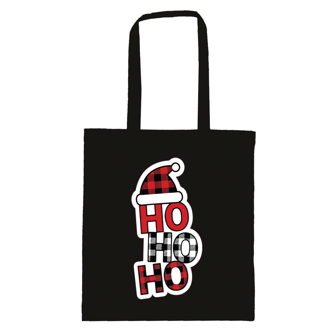 Εικόνα της Τσάντα πολλαπλών χρήσεων με τύπωμα   "Ho Ho Ho"
