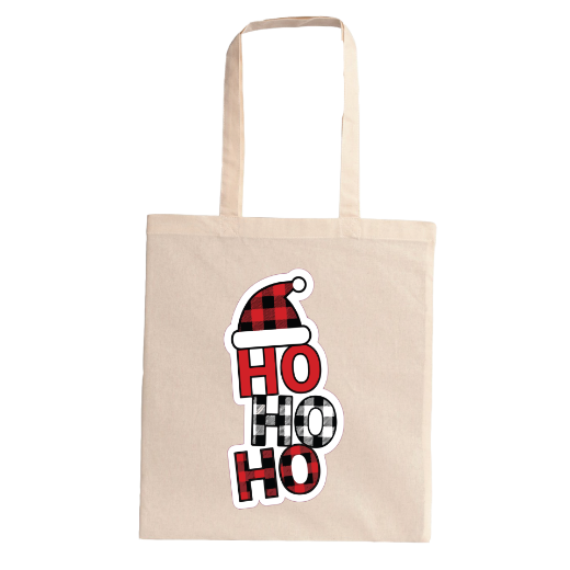 Εικόνα της Τσάντα πολλαπλών χρήσεων με τύπωμα   "Ho Ho Ho"