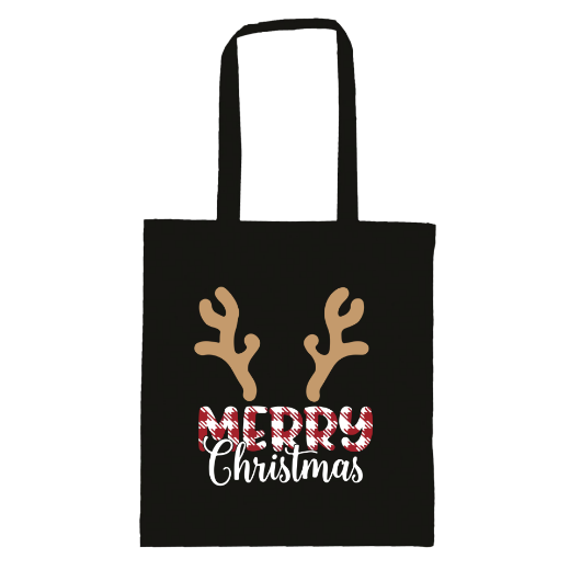 Εικόνα της Τσάντα πολλαπλών χρήσεων με τύπωμα   "Merry Christmas" 