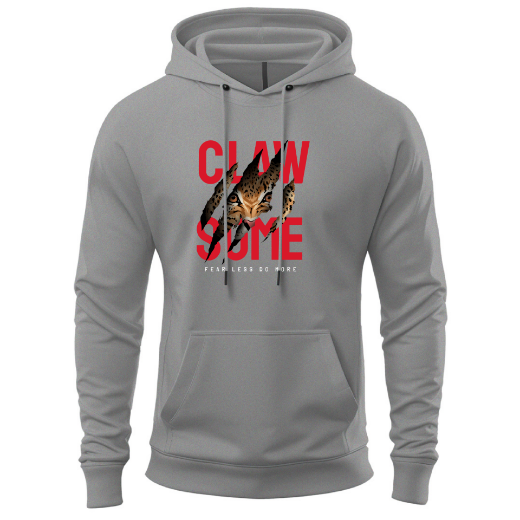 Εικόνα της Φούτερ με τύπωμα   "Clawsome"    