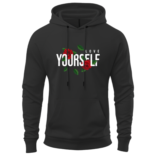 Εικόνα της Φούτερ με τύπωμα  "Love Yourself" 