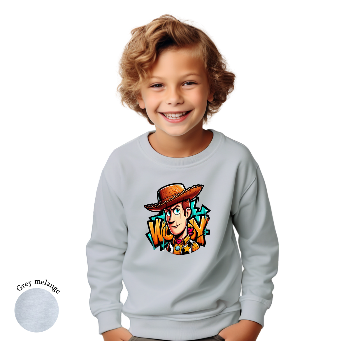 Εικόνα της Φούτερ με τύπωμα  "Woody" 