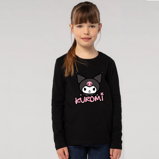 Εικόνα της Παιδικό t-shirt με τύπωμα  "Kuromi"  
