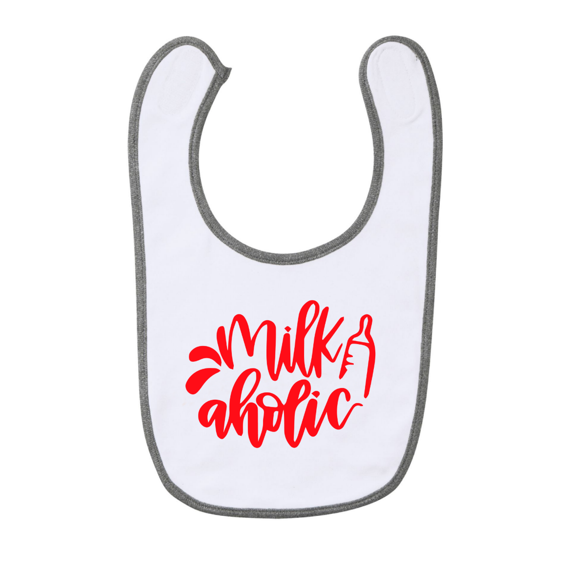 Εικόνα της Παιδική σαλιάρα με τύπωμα  "Milkalohic" 