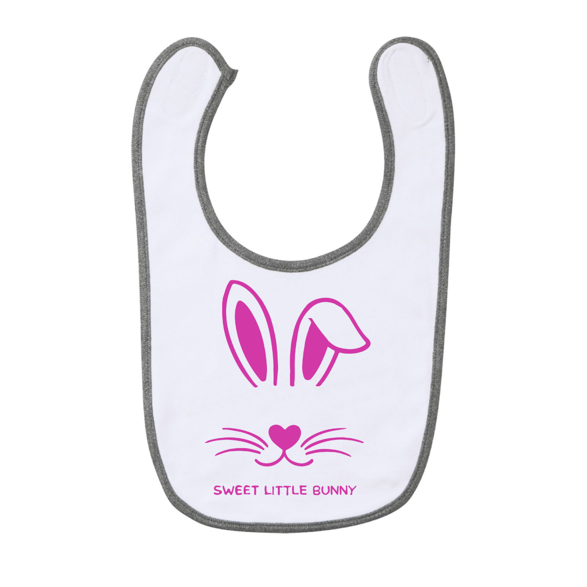 Εικόνα της Παιδική σαλιάρα με τύπωμα  "Sweet Bunny"   