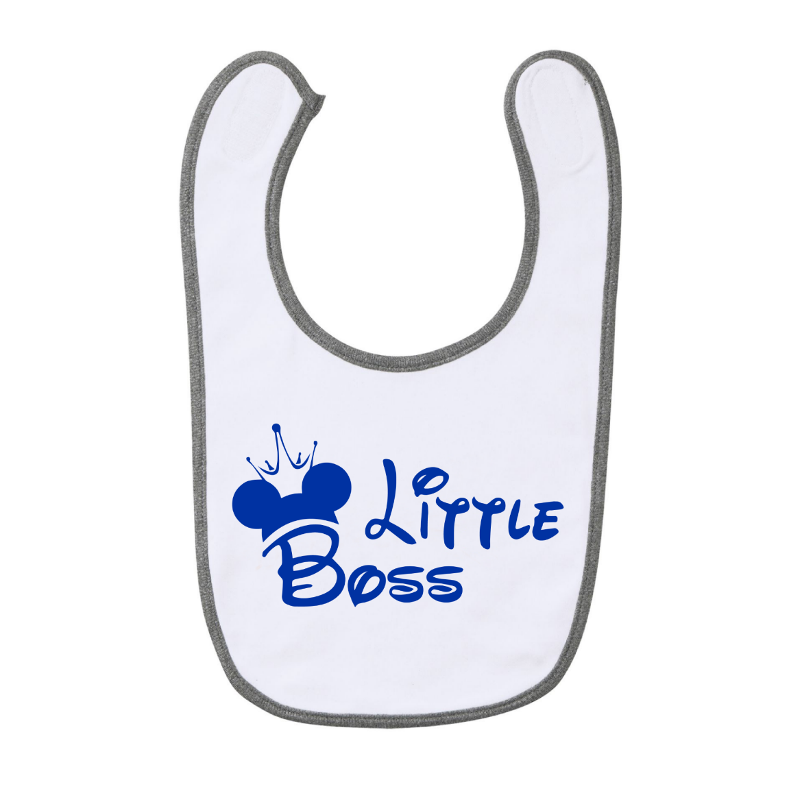 Εικόνα της Παιδική σαλιάρα με τύπωμα  "Little Boss"   