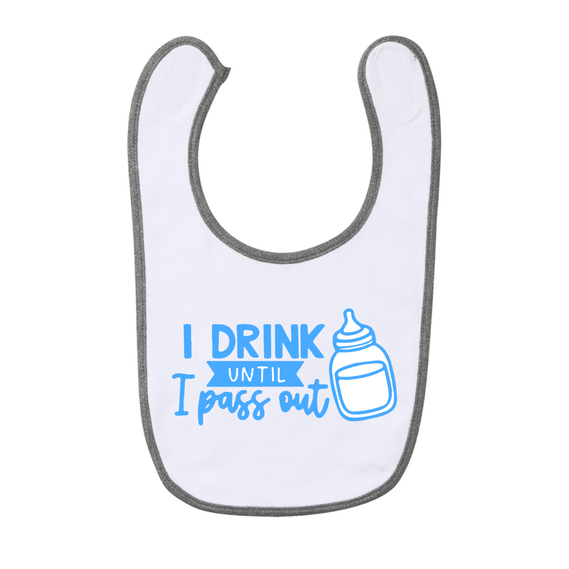 Εικόνα της Παιδική σαλιάρα με τύπωμα  "Drink"   