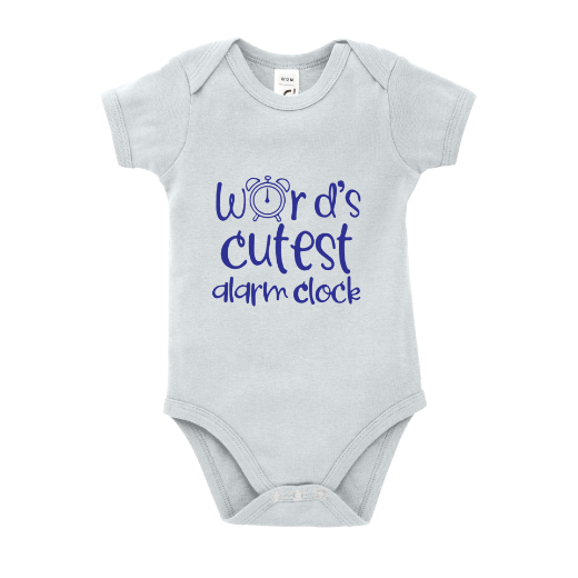 Εικόνα της Φορμάκι μωρού με τύπωμα  "Alarm Clock"  