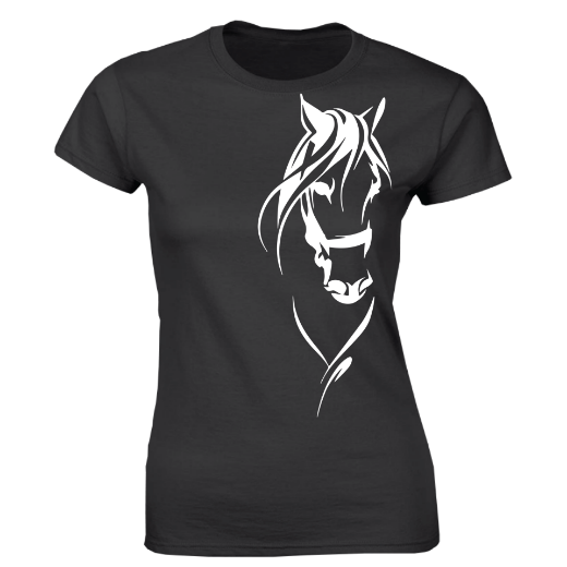 Εικόνα της Γυναικείο T-shirt με τύπωμα  "Horse"