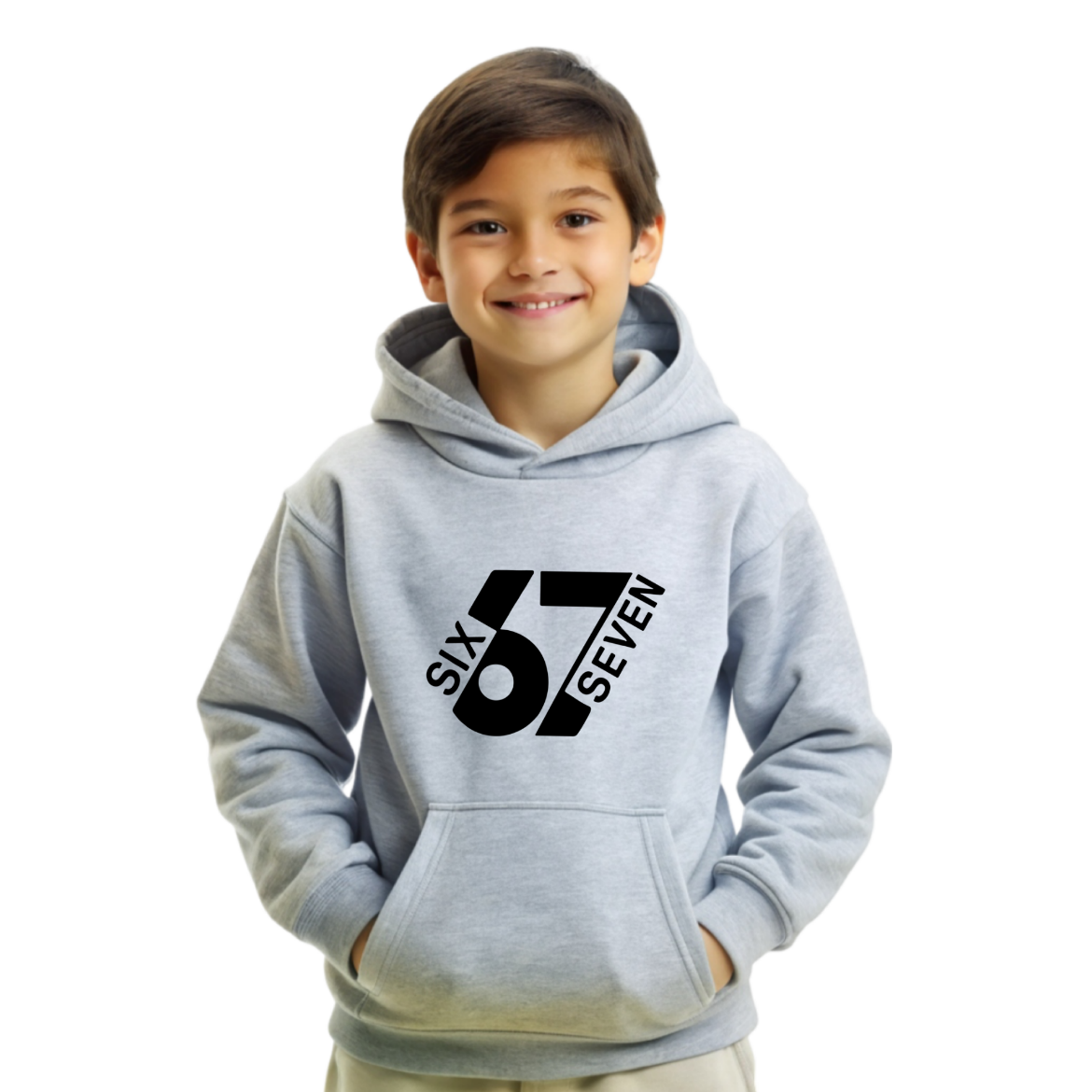 Εικόνα της Φούτερ με τύπωμα  "Six-Seven" 