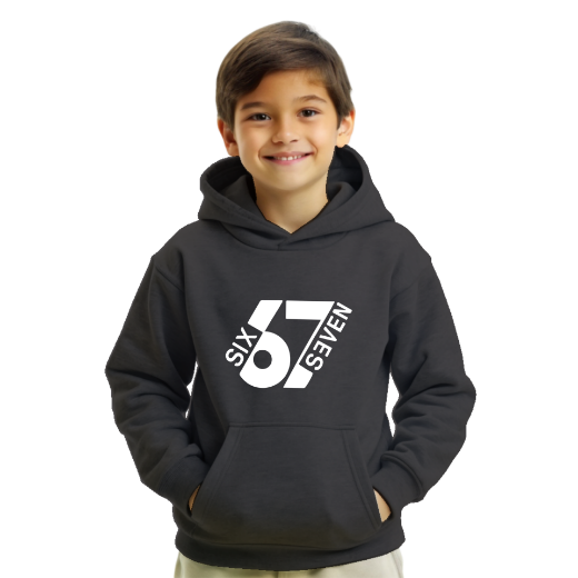 Εικόνα της Φούτερ με τύπωμα   "Six-Seven" 