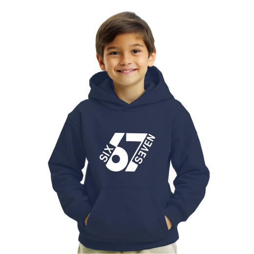 Εικόνα της Φούτερ με τύπωμα   "Six-Seven" 