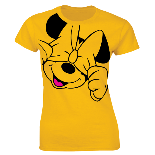 Εικόνα της Γυναικείο T-shirt με τύπωμα "Minnie Mouse" 