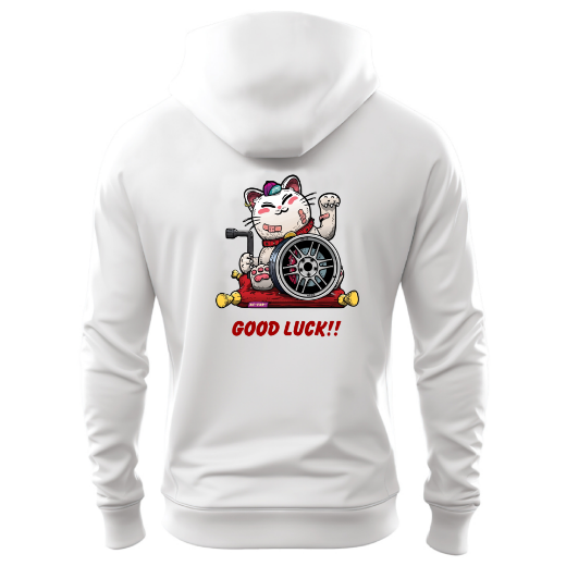 Εικόνα της Φούτερ με τύπωμα   "Good Luck!!" 