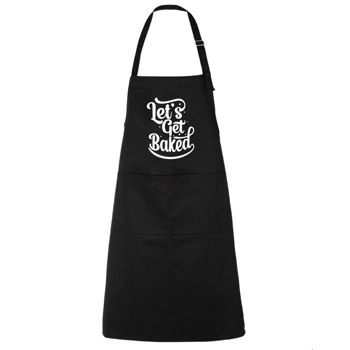 Εικόνα της Ποδιά μαγειρικής με τύπωμα  "Let's get baked"  